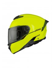 Hi-Vis Yellow MT Atom 2 Blank Motorcycle Helmet at JTS Biker Clothing
